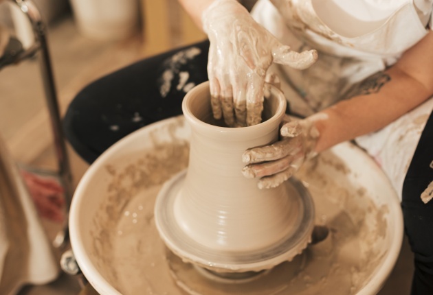 Keramiek, handvormen en pottenbakken 10x
