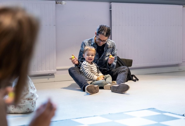 Muziek op schoot