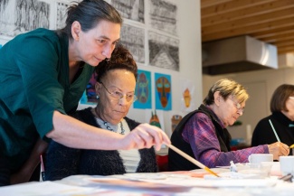 Kunst bij De brug Antoinet Deurloo