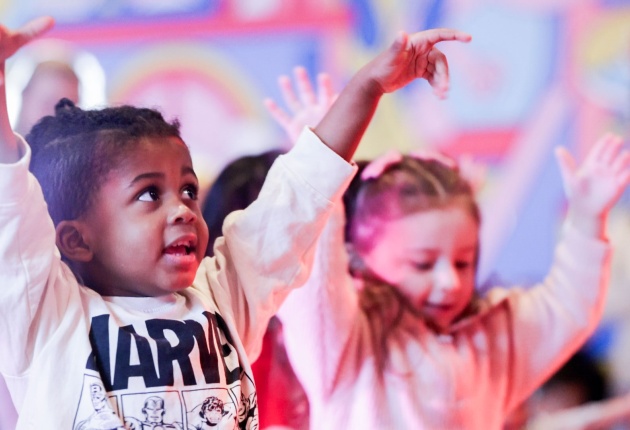 Dansende kinderen