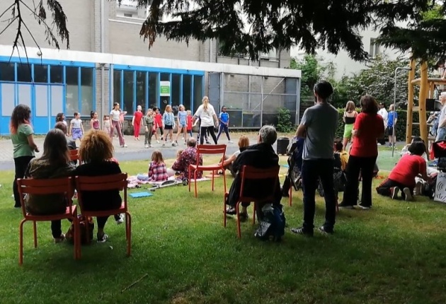 Groep dansers