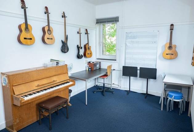 Muziekruimte in SKVR Ringdijk