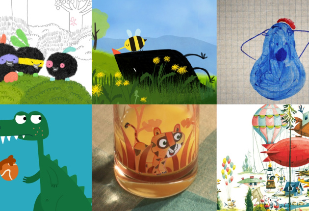 Screenshot van verschillende films die spelen tijdens de babyfilmclub IFFR