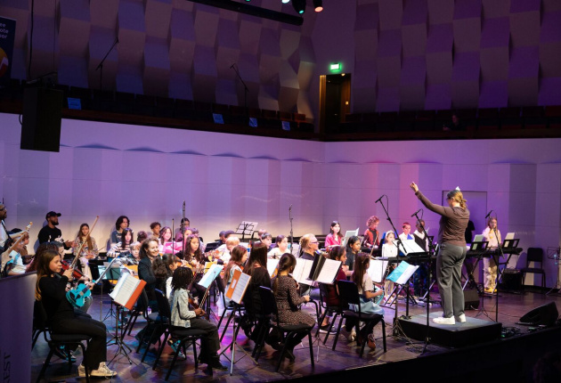Wijkcultuurschool concerten Meespeeldag in de Doelen